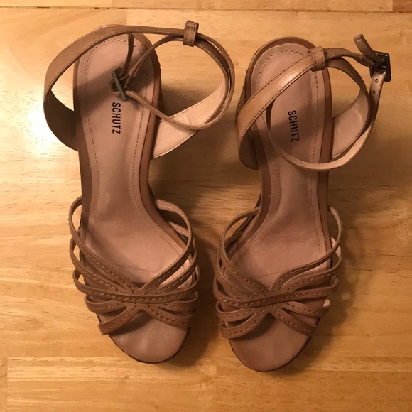 Schutz Platform Sandals - Picture 2 of 4
